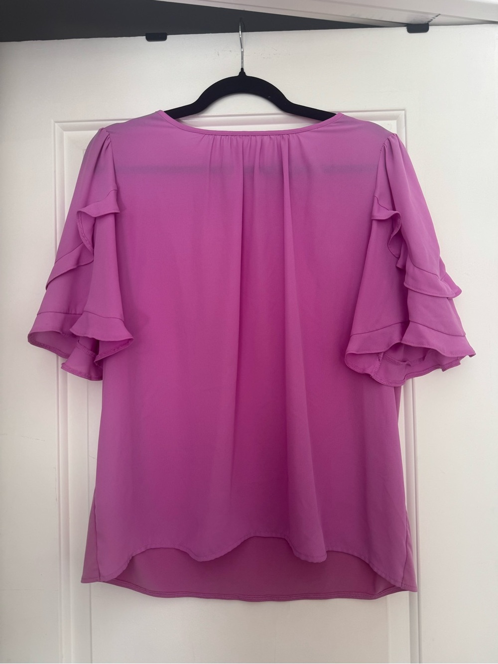 Ann Taylor Women's Flutter Sleeve Blouse